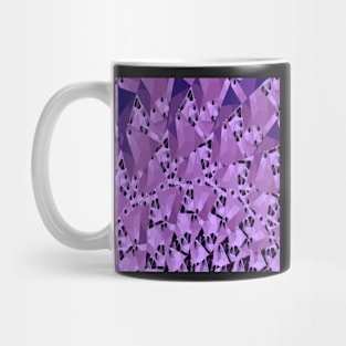 Purple Confetti Fractal Mug